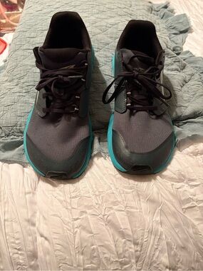 Altra Gray and Teal Trail Running Shoes